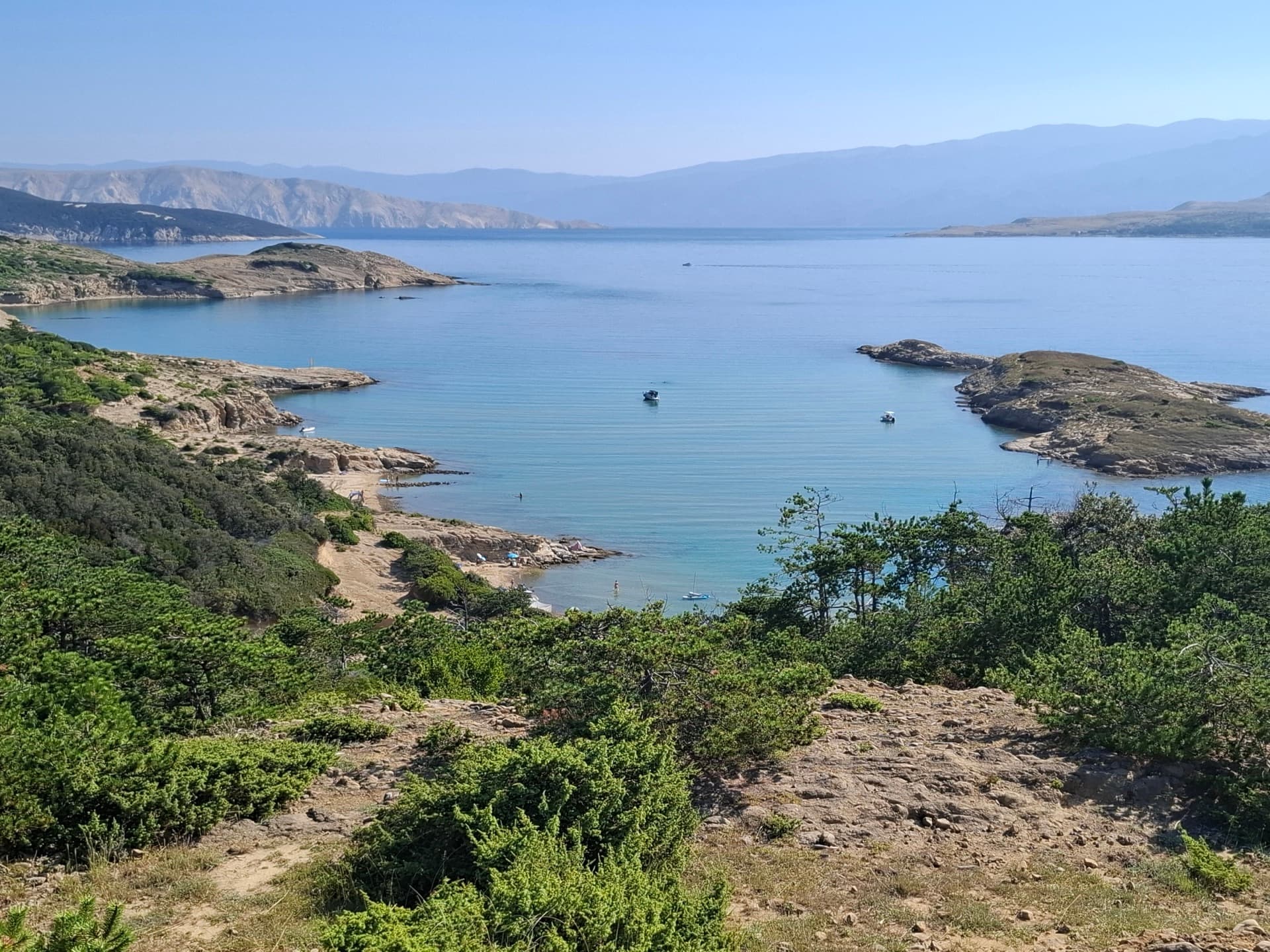 FKK Lopar (Naturistička zona) in Lopar, Rab Island.