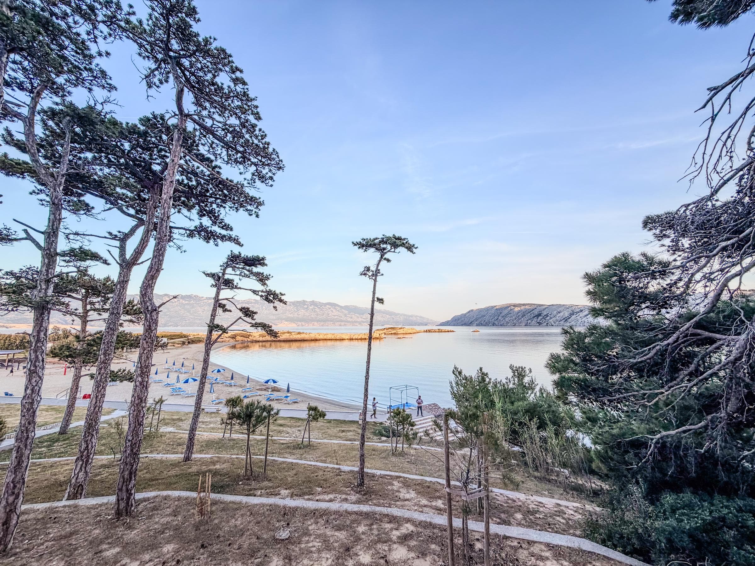 Plaža Livačina in Lopar, Rab Island.
