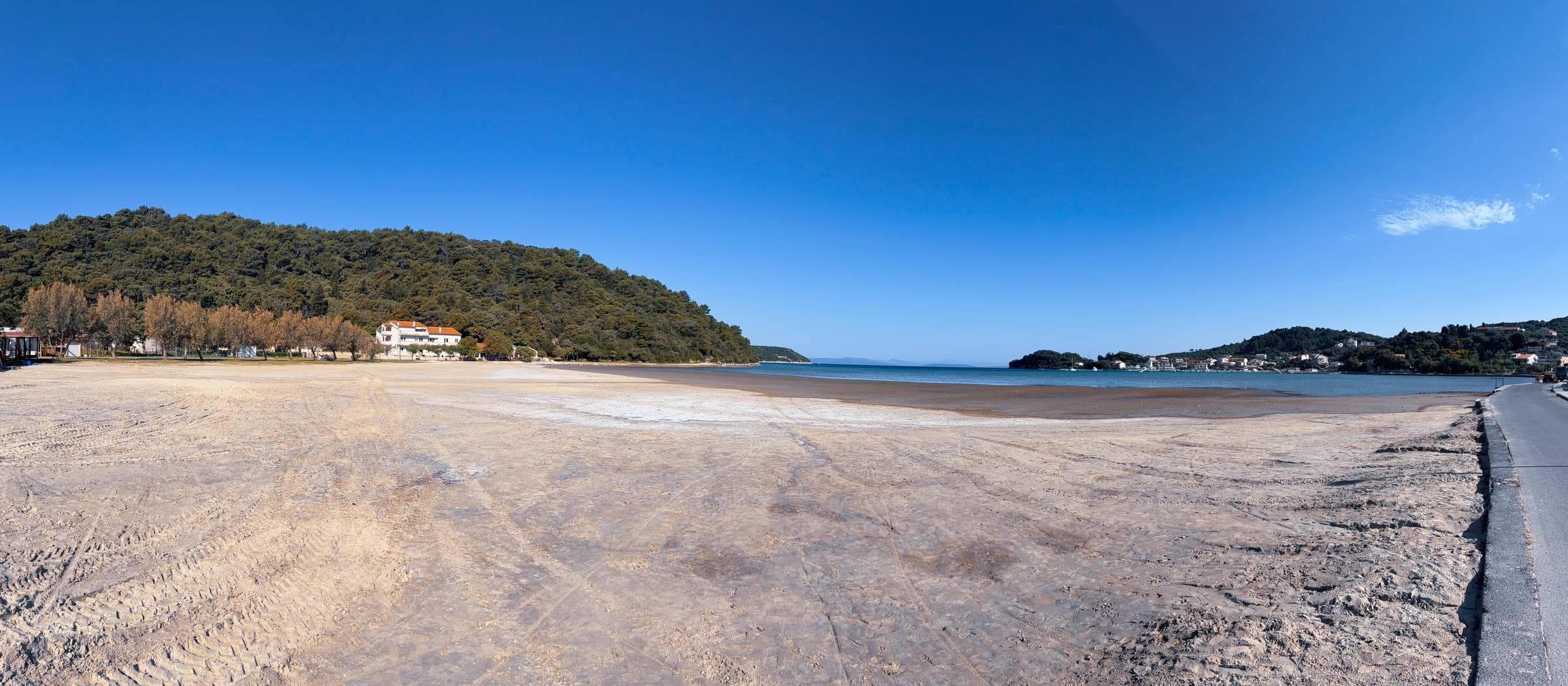 Plaža Mel in Rab, Rab Island.