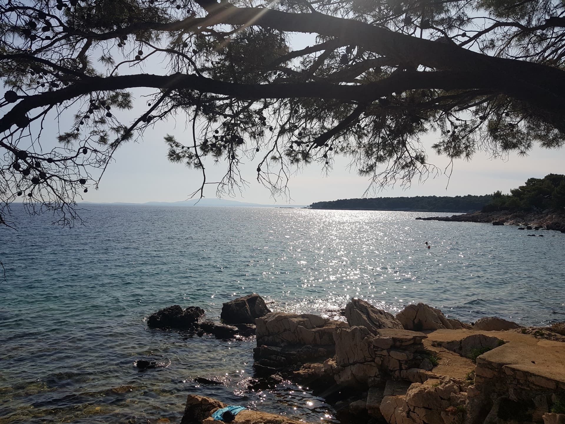 Plaža Kandarola in Kampor, Rab Island.