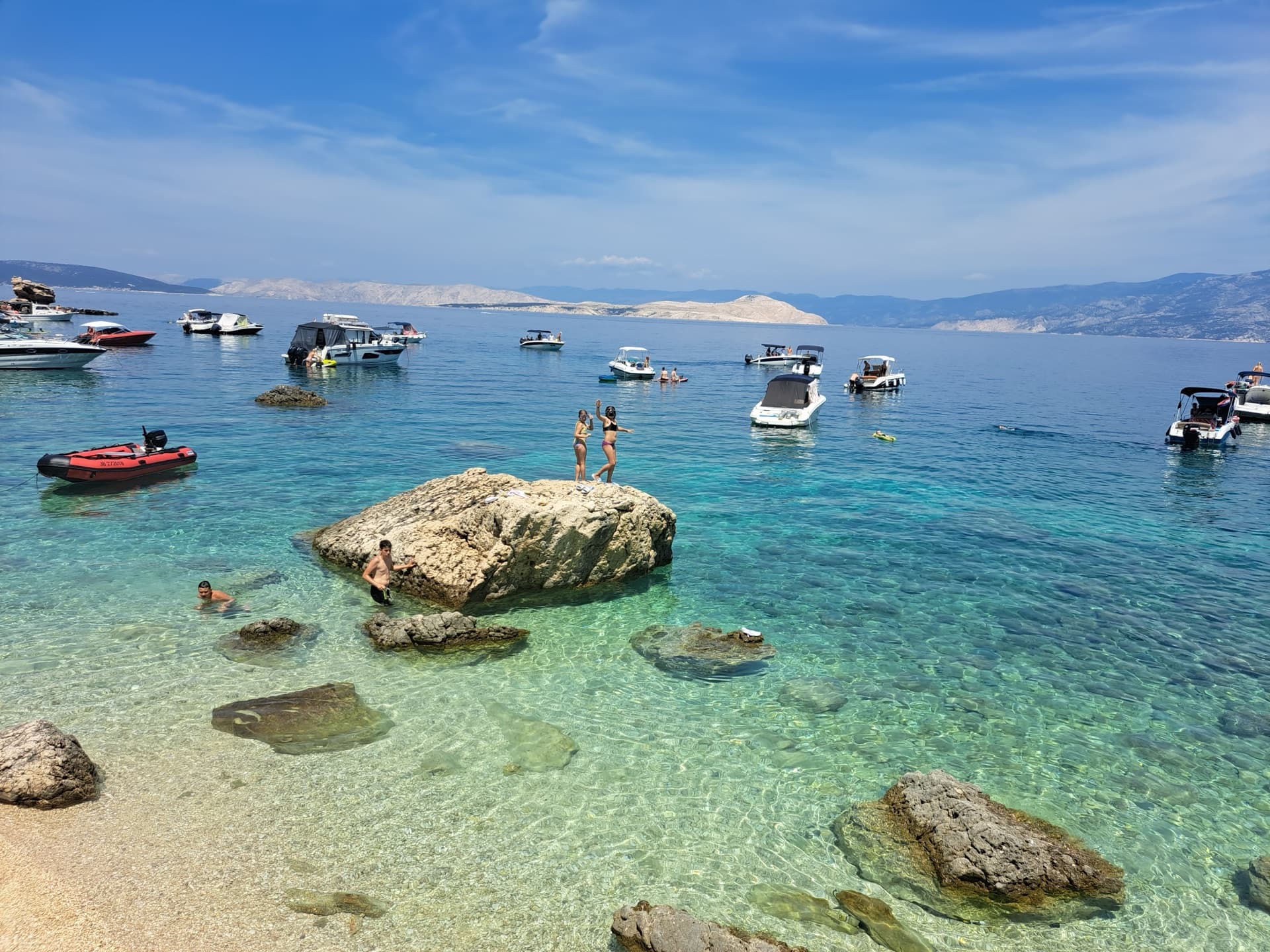 Uvala Bujišina in Barbat, Rab Island.
