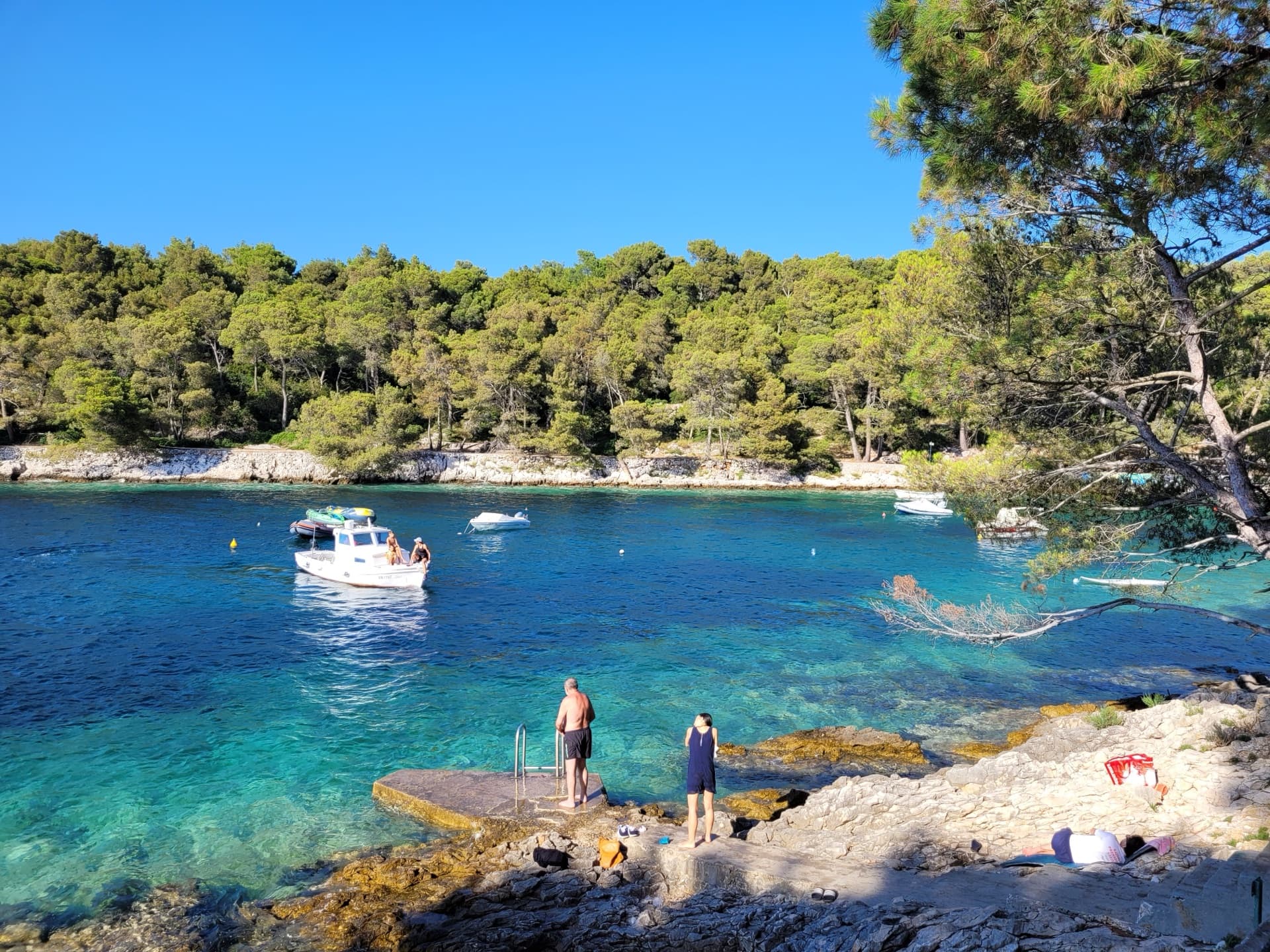 Uvala Slatina in Supetarska Draga, Rab Island.